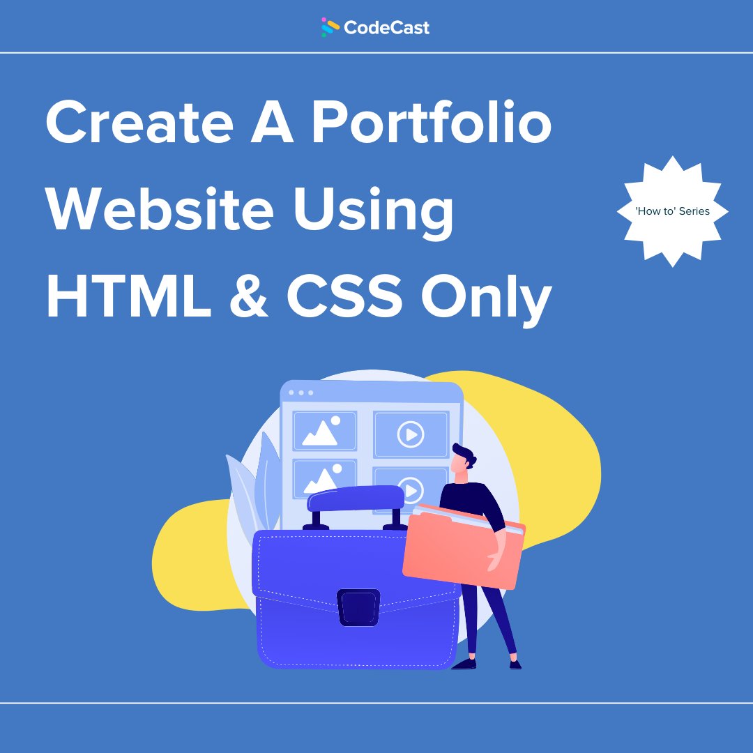 CodeCastApp's tweet image. Looking to create your very own portfolio website? We're here to help! Portfolio websites are effective in showcasing your work and abilities, so we'll teach you how to create with with HTML and CSS!
Start here: info.codecast.io/blog/create-a-…
#portfolio