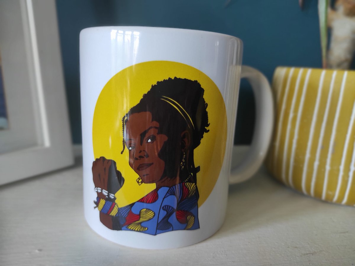 pablonav1's tweet photo. On Sunday inspiring activist @FranciaMarquezM becomes Vice President of Colombia. We're delighted to have her words + image on latest @alboradanet mug. Available @ElSuenoFestival from tomorrow + online from next wk. For dignity and social justice! #ESE22 Design: @jamieGroovement https://t.co/VMyRTTFtkG