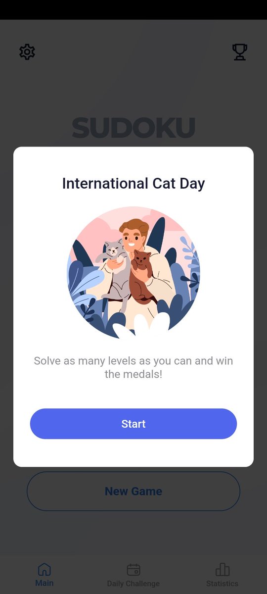 not sudoku letting me know international cat day is the 8th https://t.co/wIEAPgi6tm