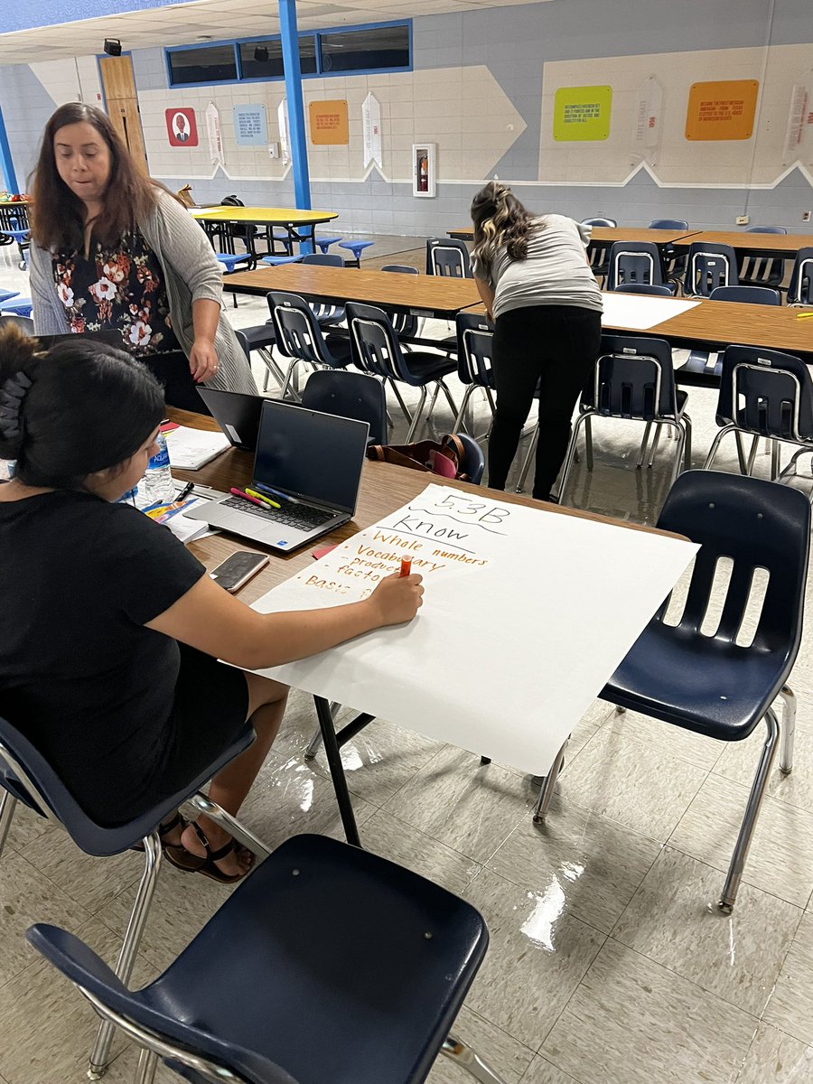 MathReymundo's tweet photo. Unpacking math standards so that our instruction meets the rigor of the TEKS!   Even student teachers get hands on experience of internalizing the TEKS! @EISDofSA #eisdmath https://t.co/9HRMrUdE84