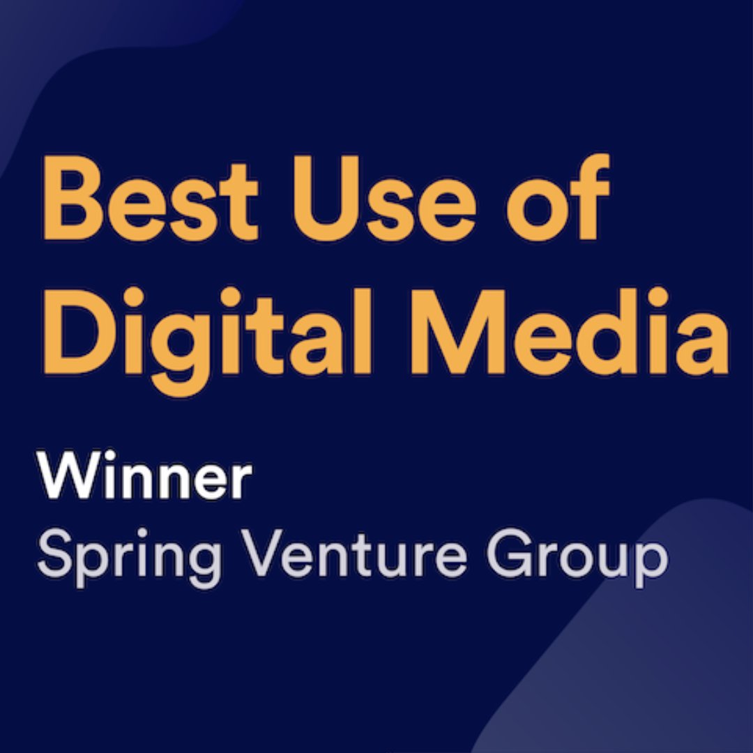 Spring Venture Group (@springventurekc) on Twitter photo It’s official! <a href="/IntranetExperts/">Interact Software</a> just announced that we’re a winner for Best Use of Digital Media in the #InteractAwards2022. It’s official! <a href="/IntranetExperts/">Interact Software</a> just announced that we’re a winner for Best Use of Digital Media in the #InteractAwards2022.