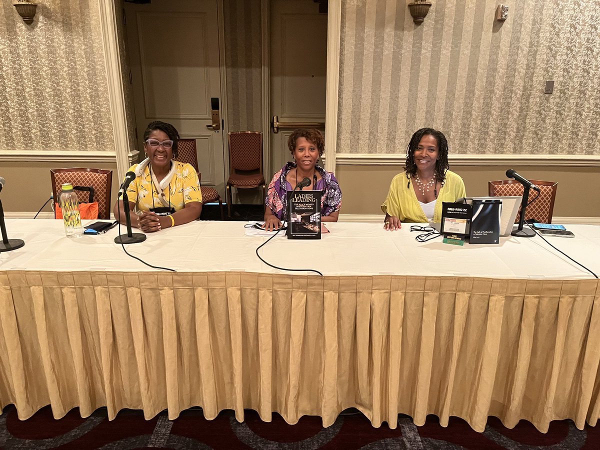 drsyb's tweet photo. “Y’all Gon’ Learn Today: The Art of Black Teaching” panel #NABJNAHJ22 @DrLibbyLewis @AvaTGreenwell @BelmontUniv @nabj https://t.co/HVgOSAVPCl