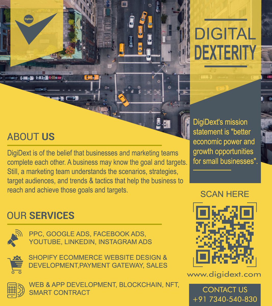 DigiDext's tweet photo. For digital solutions✅ for your business 🕴️contact Digi Dext.

#Blockchain #nftart https://t.co/O8OZbaFMEn
