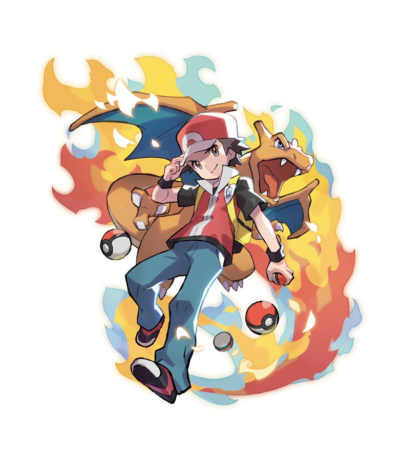 Christchurch halvt løgner Official Red and Charizard canvas art prints and posters available now at  the Pokémon Center | Pokémon Blog