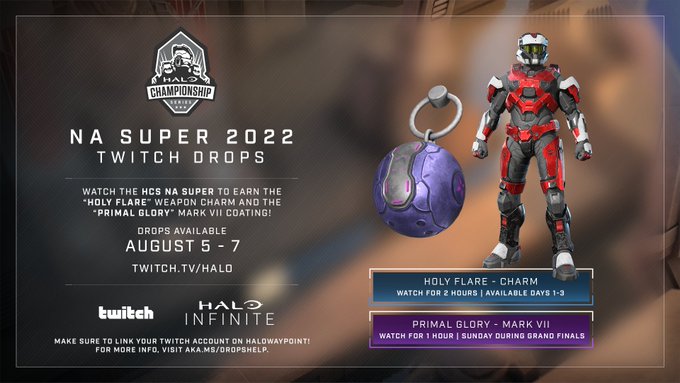 Halo Infinite Na Super 22 Twitch Drops How To Claim