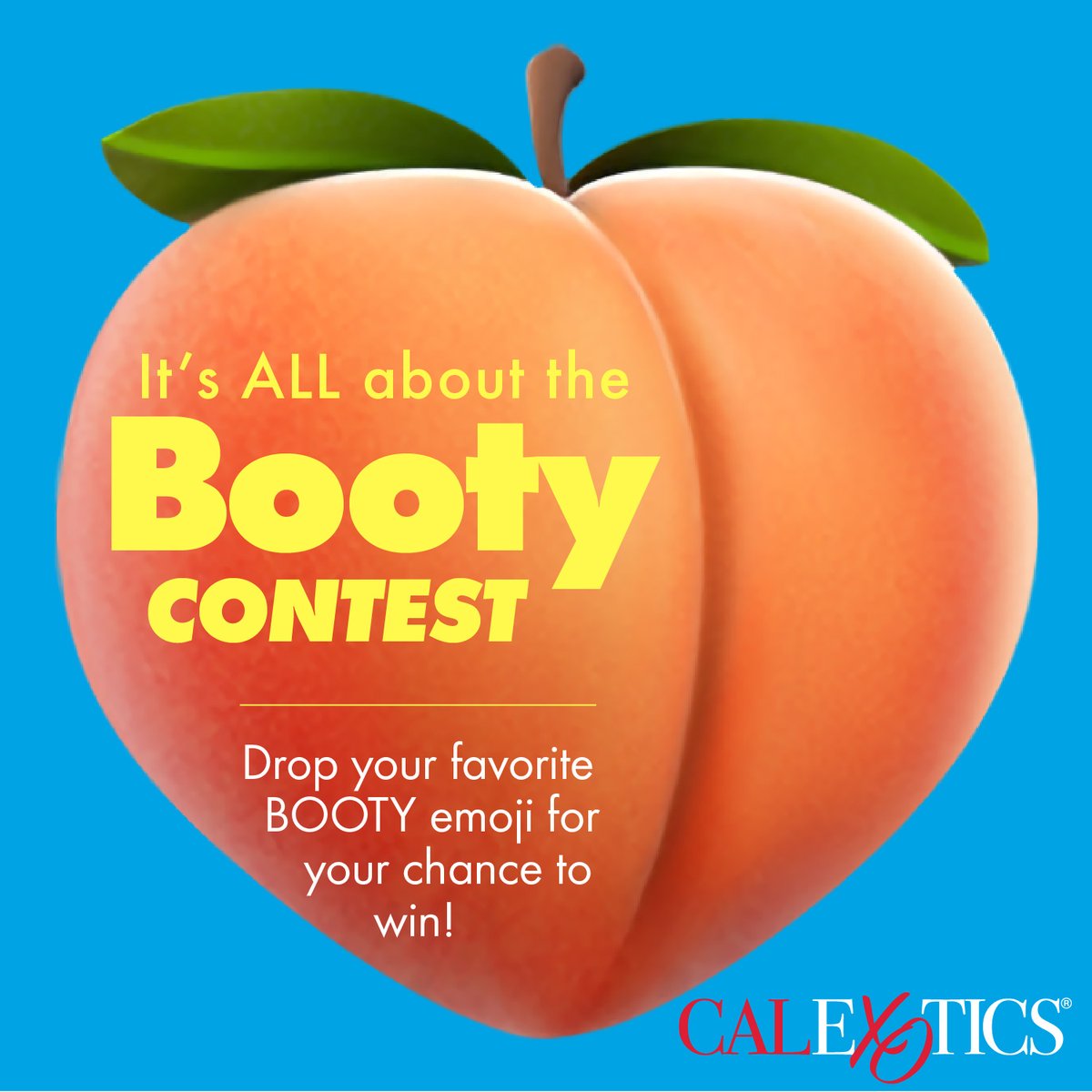 CalExotics's tweet photo. Drop your booty for a chance to WIN!
Drop your favorite BOOTY emoji for your chance to win! Winners can choose a BOOTY toy valued at $100. Contest ends at 11:59PST on Aug 4th. Winners will be accounted on this post.
#bootycontest #bootytoys #anal #analpleasuremonth #calexotics https://t.co/AEKUPIhKDa