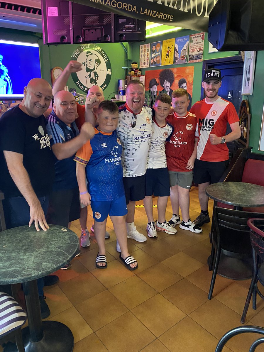 What a result <a href="/stpatsfc/">St Patrick's Athletic FC</a> ❤️🤍
Love from the Lanzarote saints in <a href="/auldtriangle67/">The Auld Triangle Bar & Restaurant 🇮🇪🇮🇪🇮🇪</a>