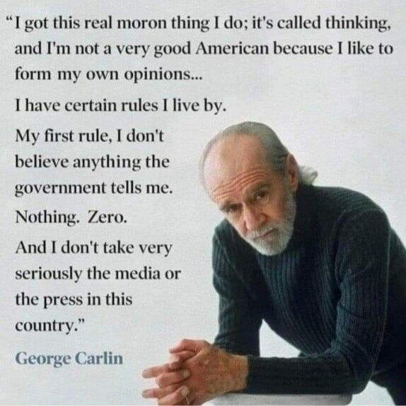George Carlin was an absolute genius.