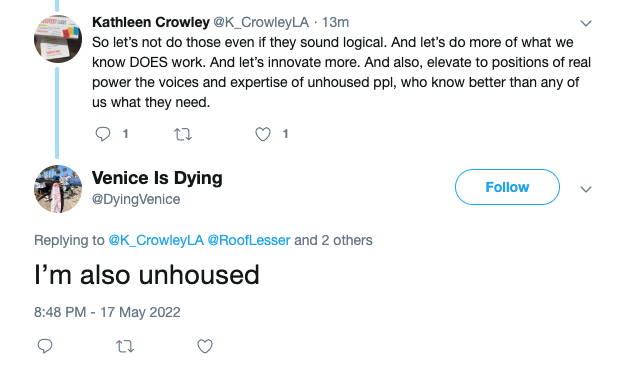 vanarchist161's tweet photo. @FilmThePoliceLA she used to claim to be unhoused as well https://t.co/vCmtiymb8h