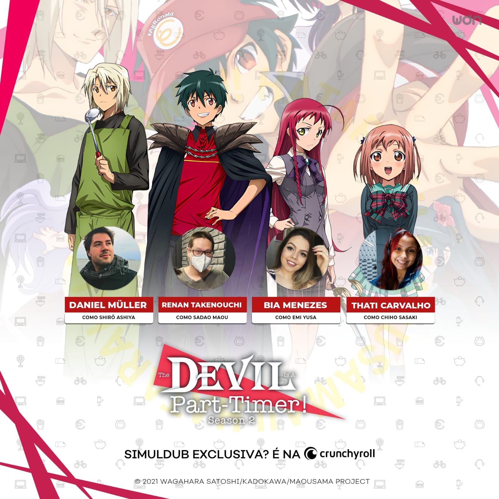 Chiho Sasaki The Devil is a Part timer Poster for Sale by