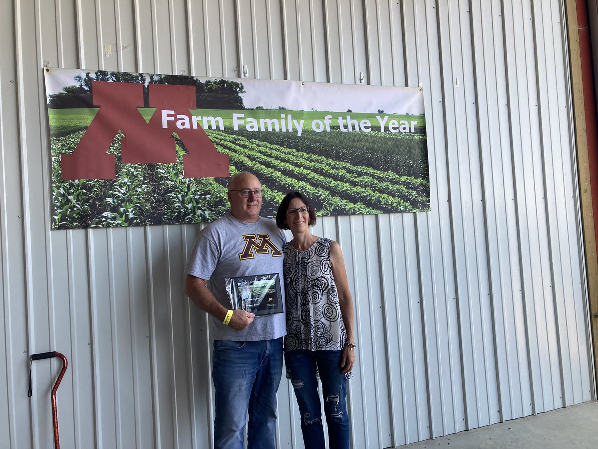 KatieWinslow7's tweet photo. Celebrating the 2022 Farm Family of Year at @MNFarmfest today! Congratulations Fillmore County, Mulhern Dairy and Houston County Kruse Farms. Thank you for your hard work and dedication to rural Minnesota! #FarmFamily #UMNExt #FillmoreCounty #HoustonCounty https://t.co/REIXkBPOEc