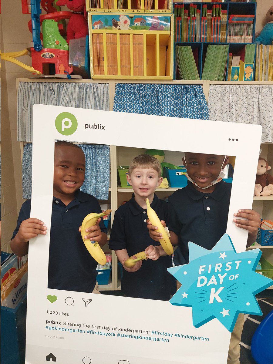 Publix helped make the 1st day of school extra special for our kids!! #thankful #firstday #kindergarten #welovepublix #partnersineducation @DicksonTigers