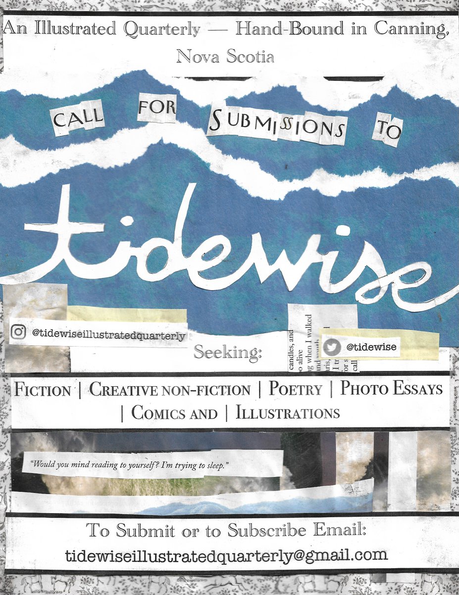 tidewise's tweet photo. Submit to our first issue, coming out Fall 2022! Read below for deadline and submission details. https://t.co/X6D8r8LT9u