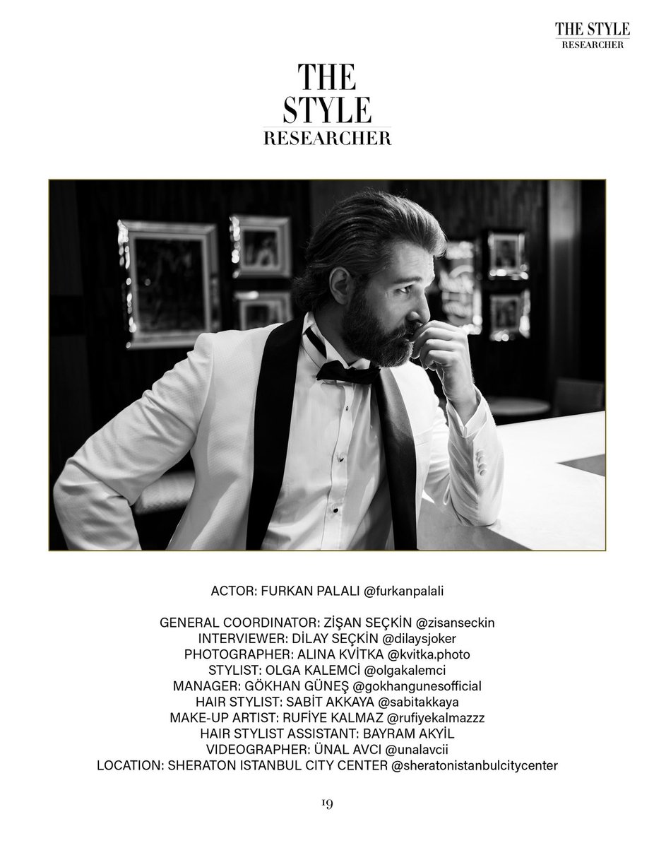 DiLAYSJoKER's tweet photo. Yakışıklı Oyuncunun Başarı Serüvenini Ele Aldığımız Sohbetimize Siz De Katılın ✍🏻😃💫

@fpalali 

Interviewed By Me 🖊
For The Style Researcher Magazine ✨

#furkanpalalı #interview #shooting #thestyleresearchermagazine #röportaj #bestmodeloftheworld #actor #cover #italianfashion https://t.co/B0j1ekGVjc