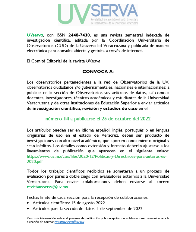 UV_serva's tweet photo. 🚨A T E N C I Ó N🚨

Debido a problemas técnicos, nuestro sitio no estará disponible. 

Si deseas colaborar en el próximo número puedes enviarnos tu manuscrito al correo revistauvserva@uv.mx
No te pierdas la oportunidad y envíanos tu texto.

#ObservatoriosUV
#UV https://t.co/FXmbtAcgdA
