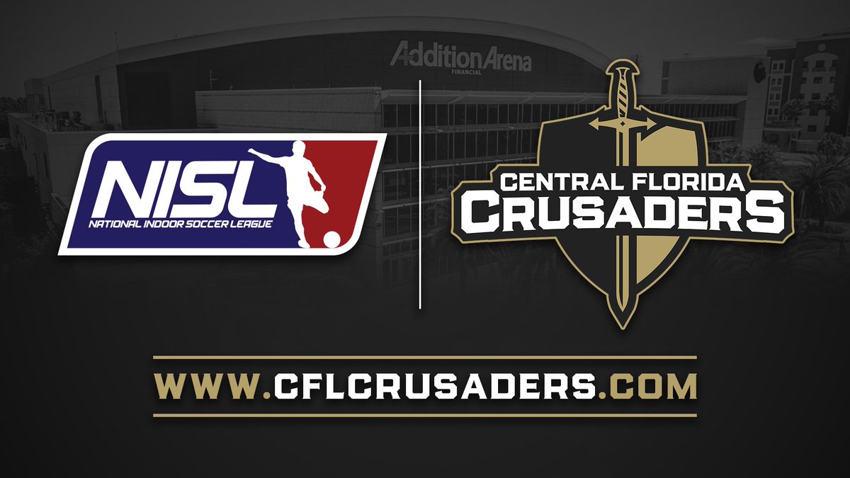 The National Indoor Soccer League is excited to welcome the <a href="/CrusadersNISL/">Central Florida Crusaders</a> to the league!

The Crusaders will call <a href="/AdditionFiArena/">Addition Financial Arena</a> in Orlando, FL home 🗡🗡🗡

FULL RELEASE: bit.ly/3BEdbAh

#NISLpro #CFLCrusaders