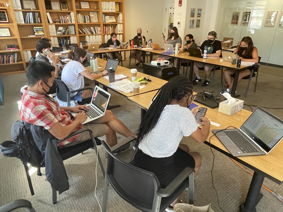 We're here in Boston, calling our <a href="/masspirgstudent/">MASSPIRG Student Chapters</a> members asking them to call into <a href="/MassGovernor/">Governor Maura Healey</a> <a href="/CharlieBakerMA/">Charlie Baker</a> asking him to sign Climate Bill H5060! #climatechange 

Just this hour, 65 students said they'd make a call! 📞📞