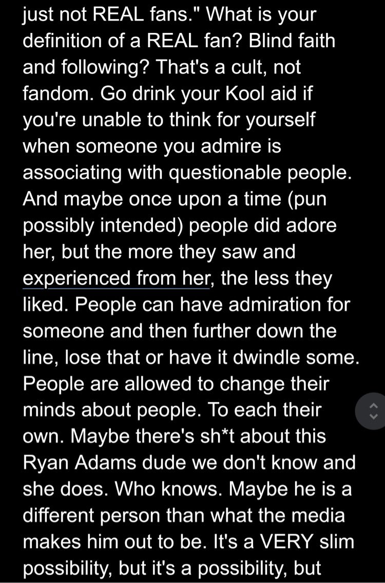 ReginaHatter's tweet image. Here we go… I’m about to say my peace outside of the confines of my groups/safe place. *bracing self* #conflictedfan #iwanttostayyourfan   #multiplePOVs #compassionculture #lanaparrilla #ryanadams Facebook.com/groups/keepini…