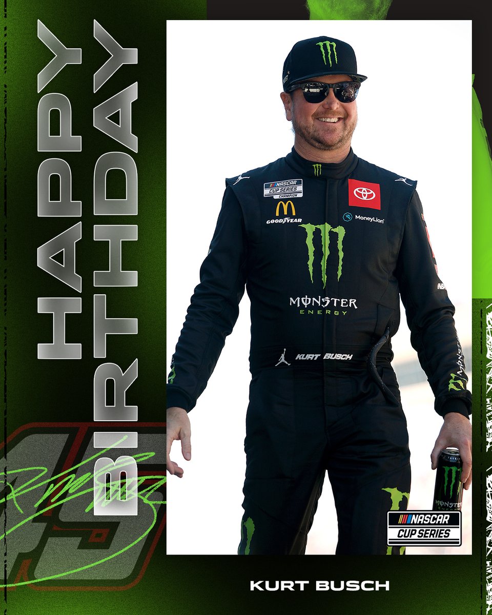 Wish Kurt Busch a happy birthday!  