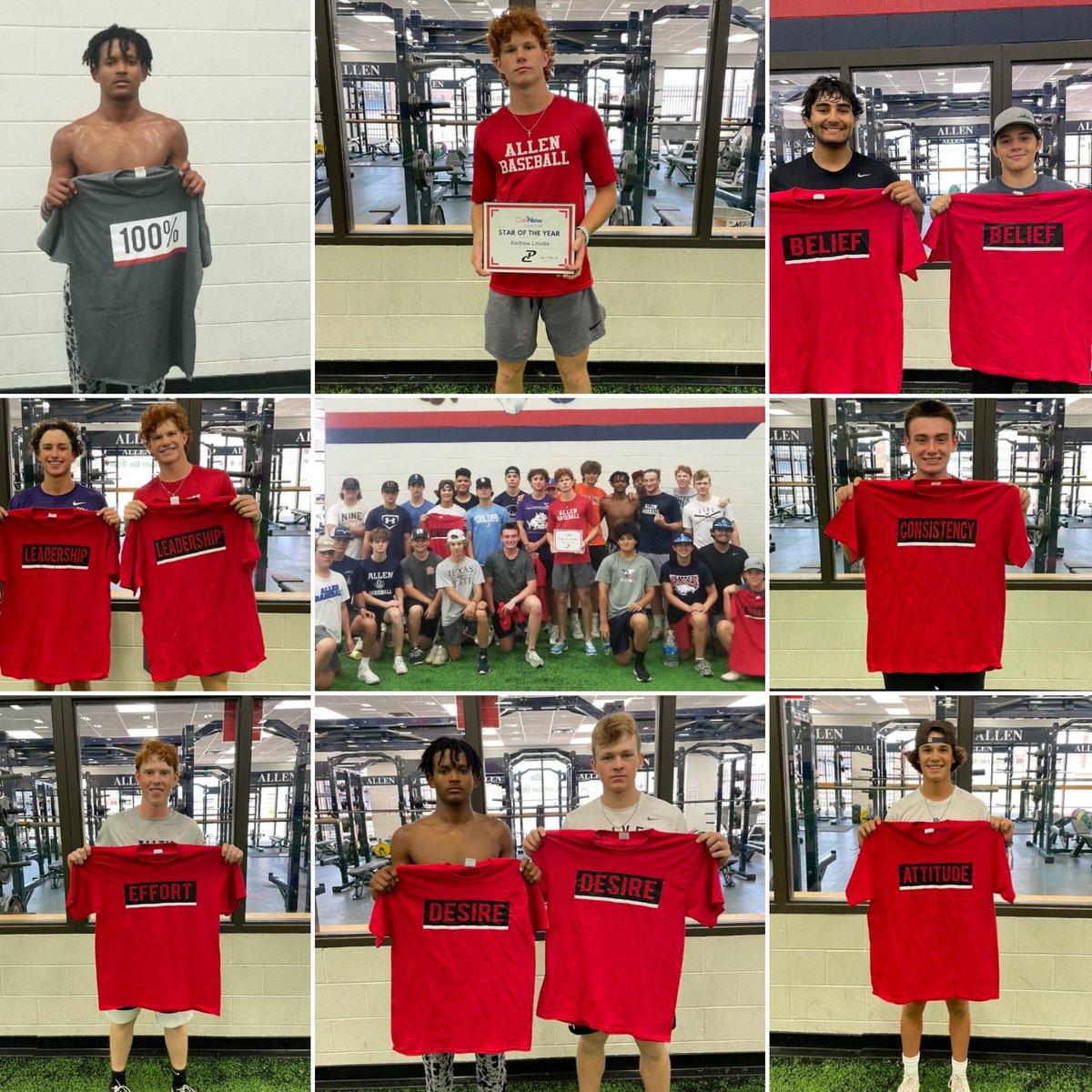 Thats a wrap! 7 weeks of work in the 📚 for <a href="/allen_baseball/">Eagles Baseball</a> &amp; we couldnt have asked for a better group to be a part of! These guys love 2 work &amp; never back down from a challenge. Cant wait 2 see where their hard work takes them! S/o to our <a href="/CareNow/">CareNow Urgent Care</a> ⭐ of the year Andrew Linville!