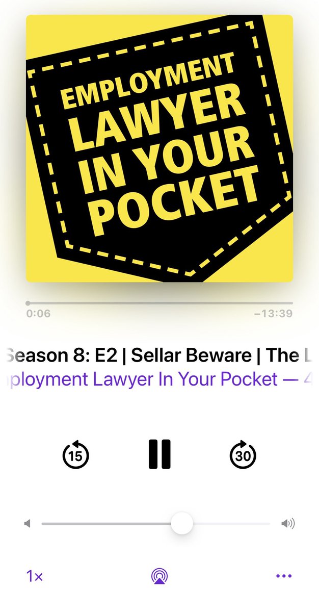 Well hello there👋 
Episode 2 of Employment Lawyer in Your Pocket Podcast has landed featuring <a href="/EmpLawyerJack/">Jack Boyle</a> and his fave** mentee @EmpLawEthan Available now on iTunes or your other podcast host #ELiYP #podcast 
**to clarify, his only mentee