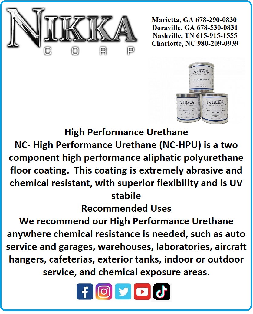 Best Urethane out there ≈ 1200sf/kit   <a href="/nikkacorp/">Nikka Corp</a> #nikkacorp nikkacorp.com