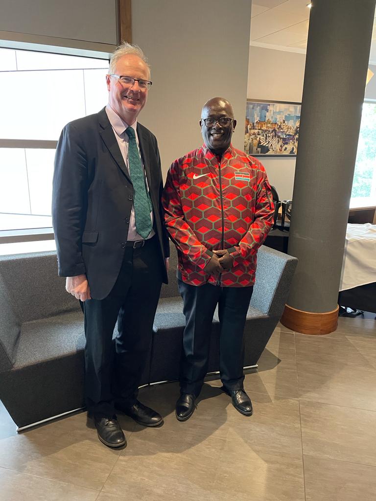 MEsipisu's tweet image. Delighted to meet investors at the Midlands Africa Business Forum in Birmingham &amp;amp; highlighted opportunities for investment in Kenya, including in tech, energy, agriculture value-addition, cottage industries. Also reassured we expect free &amp;amp; credible election and smooth transition.