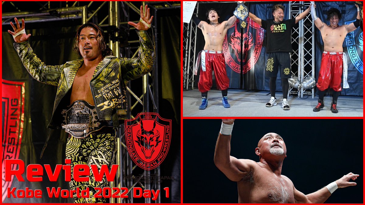 CodyMcWildOff's tweet photo. La Review de la première journée de #KobeWorld @dragongate_pro @DragonGateEN sort demain ! En Compagnie de @HaveHo91, déja disponible pour les membres de la #RebutsFamily ! https://t.co/OZL1cvVG9w