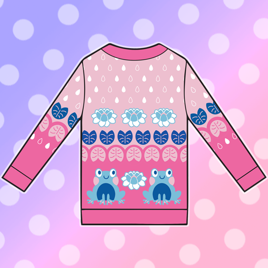 PinAndTonicHQ's tweet photo. Frog sweater preorders go live TOMORROW! at 7pm BST. We need 100 orders of each colour to fund them so make sure you tag all your frog loving friends!

https://t.co/B5QcQHX2BQ https://t.co/NZlugluKHI