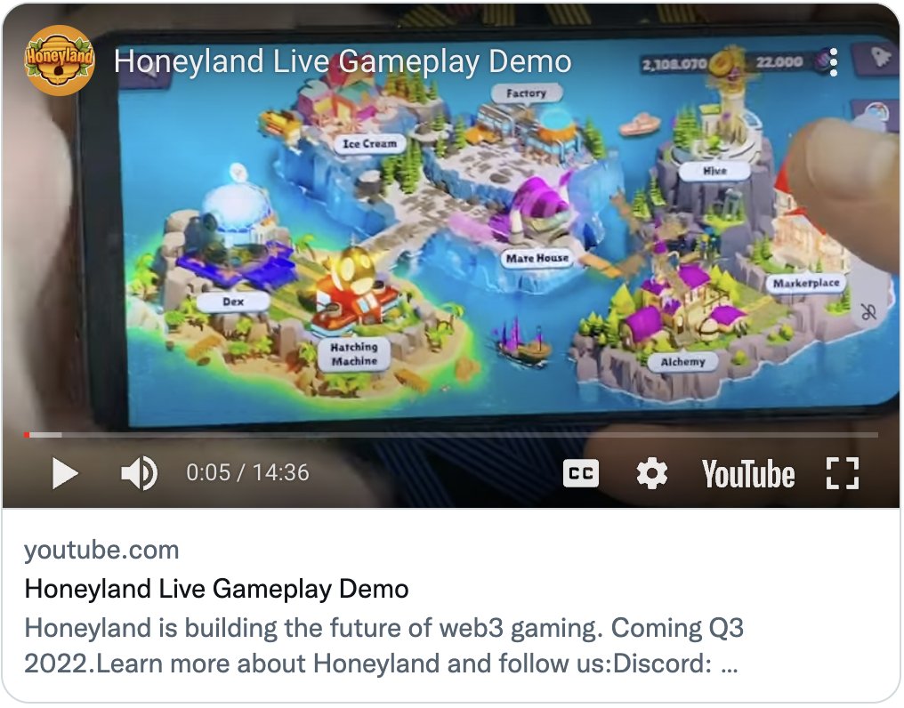 Honeyland playable demo is getting incredible feedback. 

Who should get access to test next? 👇

youtube.com/watch?v=wKeZc7…