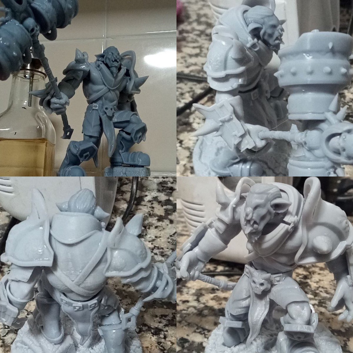 Bueno bueno ,,, 1 escultura imprimida de creacion propia , mil gracias a <a href="/MutohCrew3D/">Mutoh3D</a>