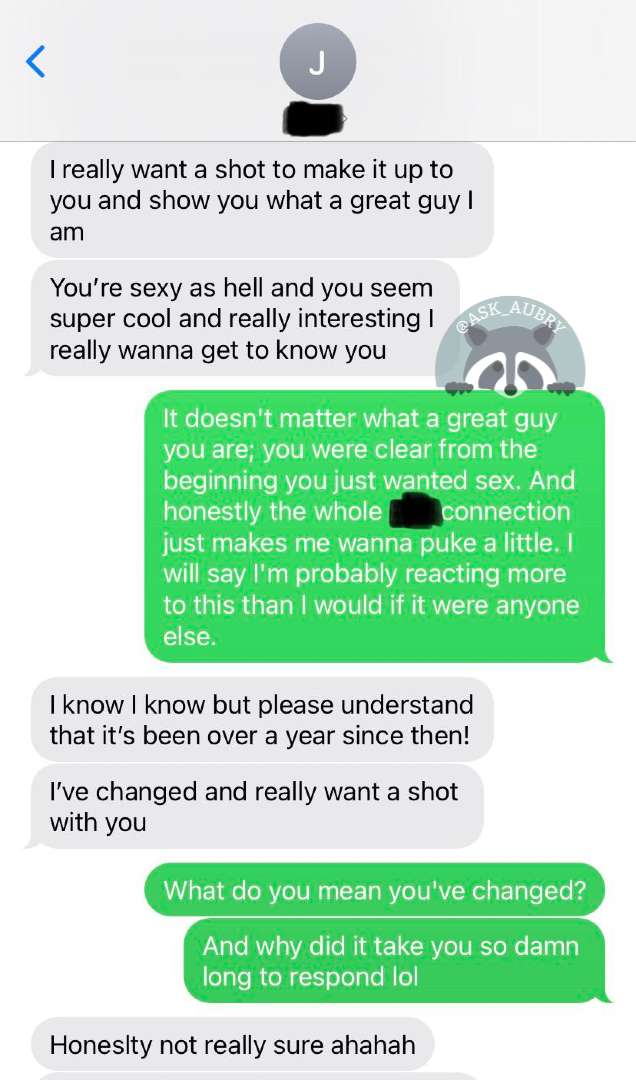 AskAubry 🦝 on Twitter "Why do guys think every woman wants a 12" d*ck