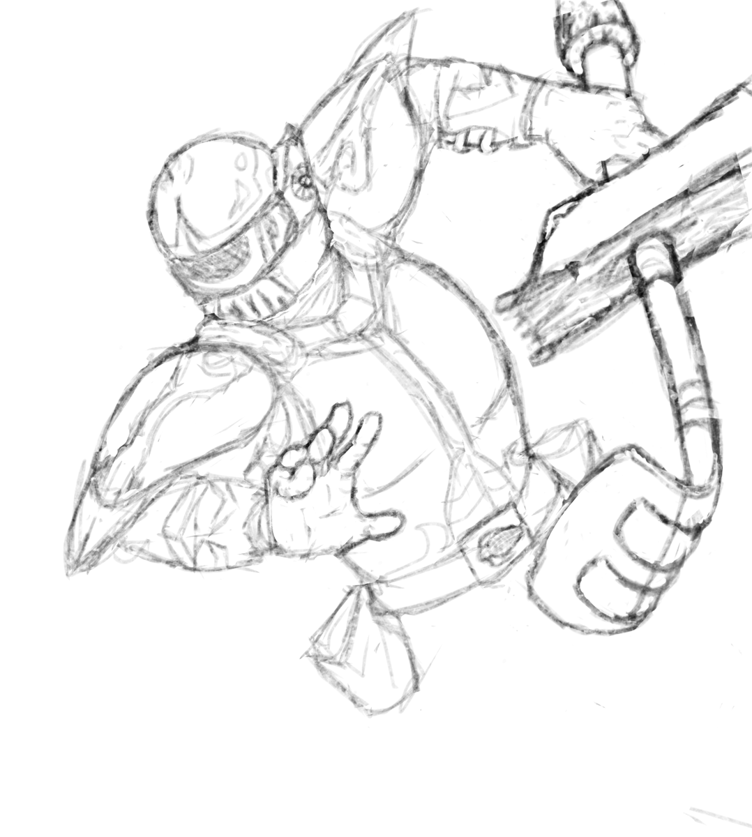 thaddinator's tweet photo. Had a great birthday yesterday with a nice surprise from my sibling creating a version of the Fodder Soldier that really took the original design and made it into something badass. Seeing this makes me want to get back to designing (and bugging them to be on my art team). https://t.co/Kolshz3hwl