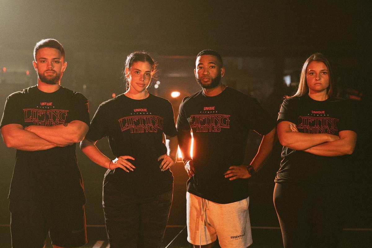 uniquefitnessli's tweet image. Welcome to the Unique Sᴉpǝ poʍu. 😈 100% guaranteed to protect you from Vecna! These drop tomorrow at 9am. On a scale of 1-11 how excited are you for our Lifting Things Shirts?! 💪🤩🔥
#strangerthings #StrangerThings5 #strangerthingsmerch #fitness #lifting #fit #uniquefitness