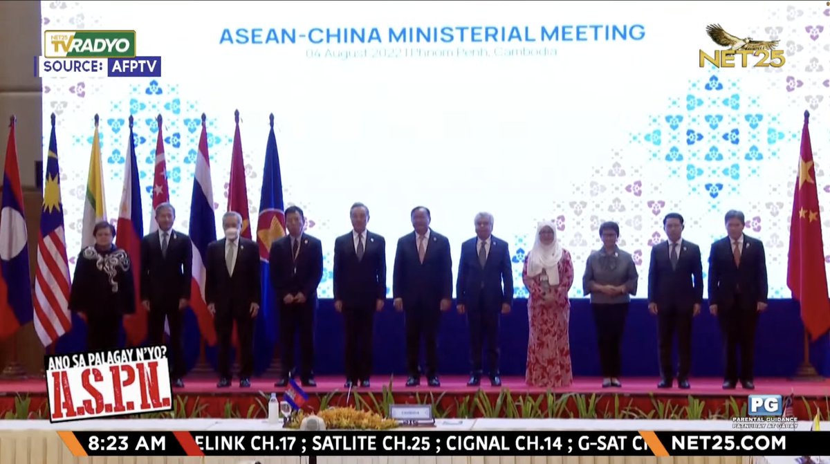 NET25TV's tweet photo. ASEAN nanawagan na pahupain ang tensyon sa pagitan ng China at Taiwan. #NET25ASPN https://t.co/fDUpuKz01L