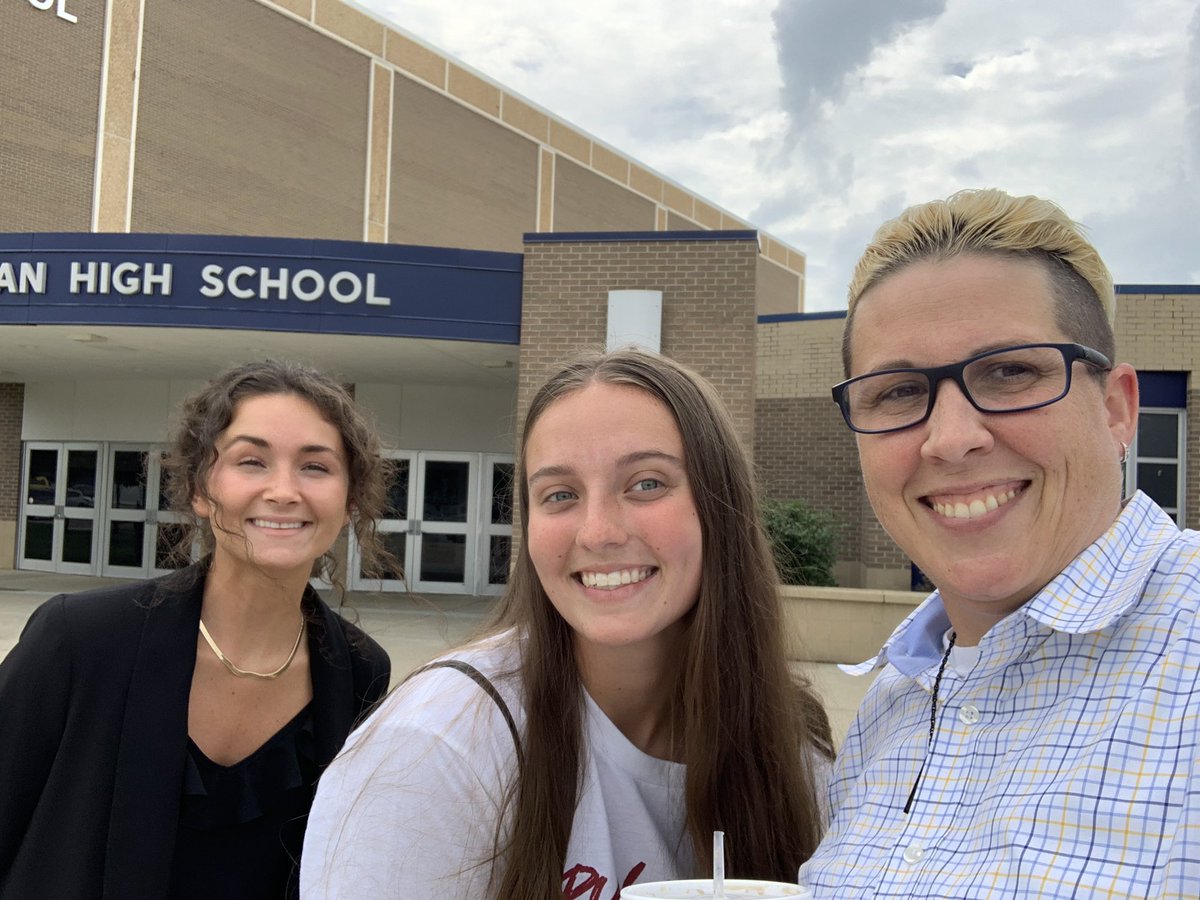 esteiner51's tweet photo. The fuel that I needed today!  These two #falconalumnj filled my tank with their laughs and stories.  A reminder that it doesn’t take a lot to make  someone’s day today #thankyou https://t.co/5kNSYB41Cz