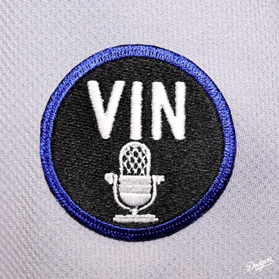 Mortknowssports's tweet photo. Dodgers Honor Vin Scully

The Dodgers are honoring Vin Scully, the Dodgers commentator since 1950 who had recently passed away, by wearing jersey patches reading "Vin" with a microphone under it. @Dodgers @SBJ @MLB https://t.co/BrtVWUI90Q