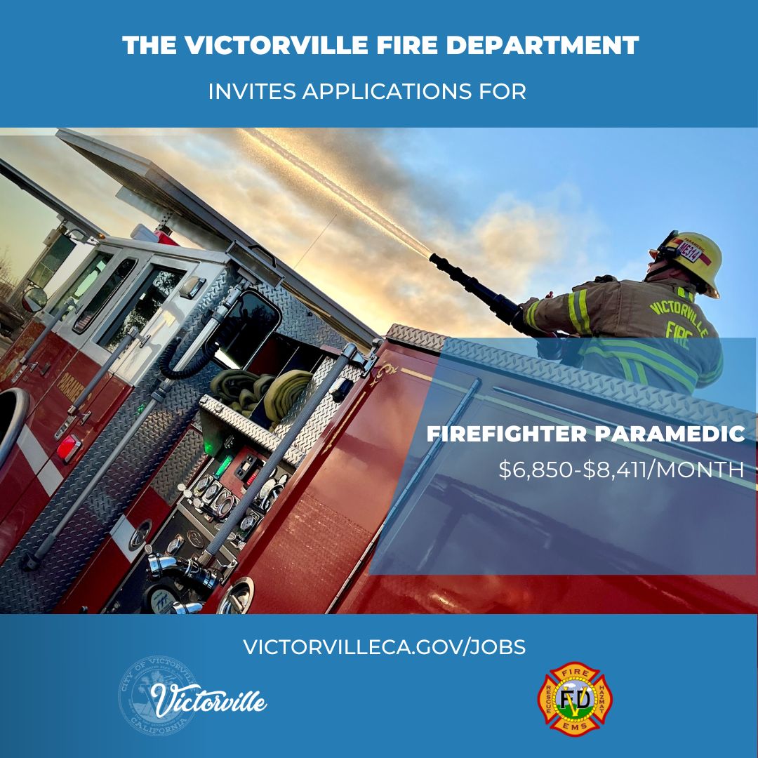 City of Victorville on Twitter "Seeking a rewarding job in the fire