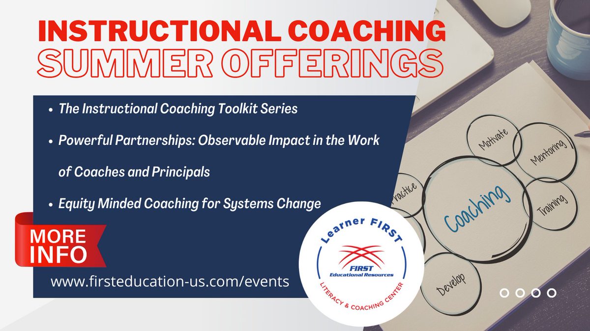 Are you looking to build your Instructional Coaching Skills? We’ve got you covered! Check out our summer offerings and secure your spot today! #LearnerFIRST

firsteducation-us.com/events