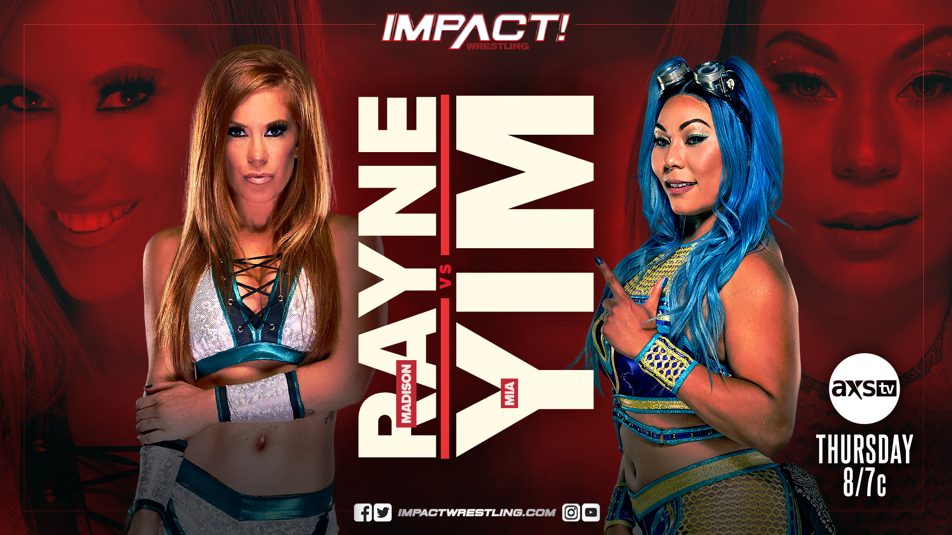IMPACT on Twitter: "Former Knockouts Champion @MiaYim is ready for her match at #EMERGENCE with @JordynneGrace BUT FIRST, she faces @MadisonRayne NEXT WEEK on #IMPACTonAXSTV! https://t.co/k94V683hvZ" / Twitter