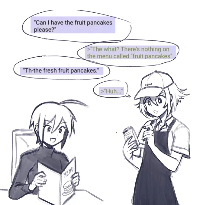 coffeeshop AU 💙 