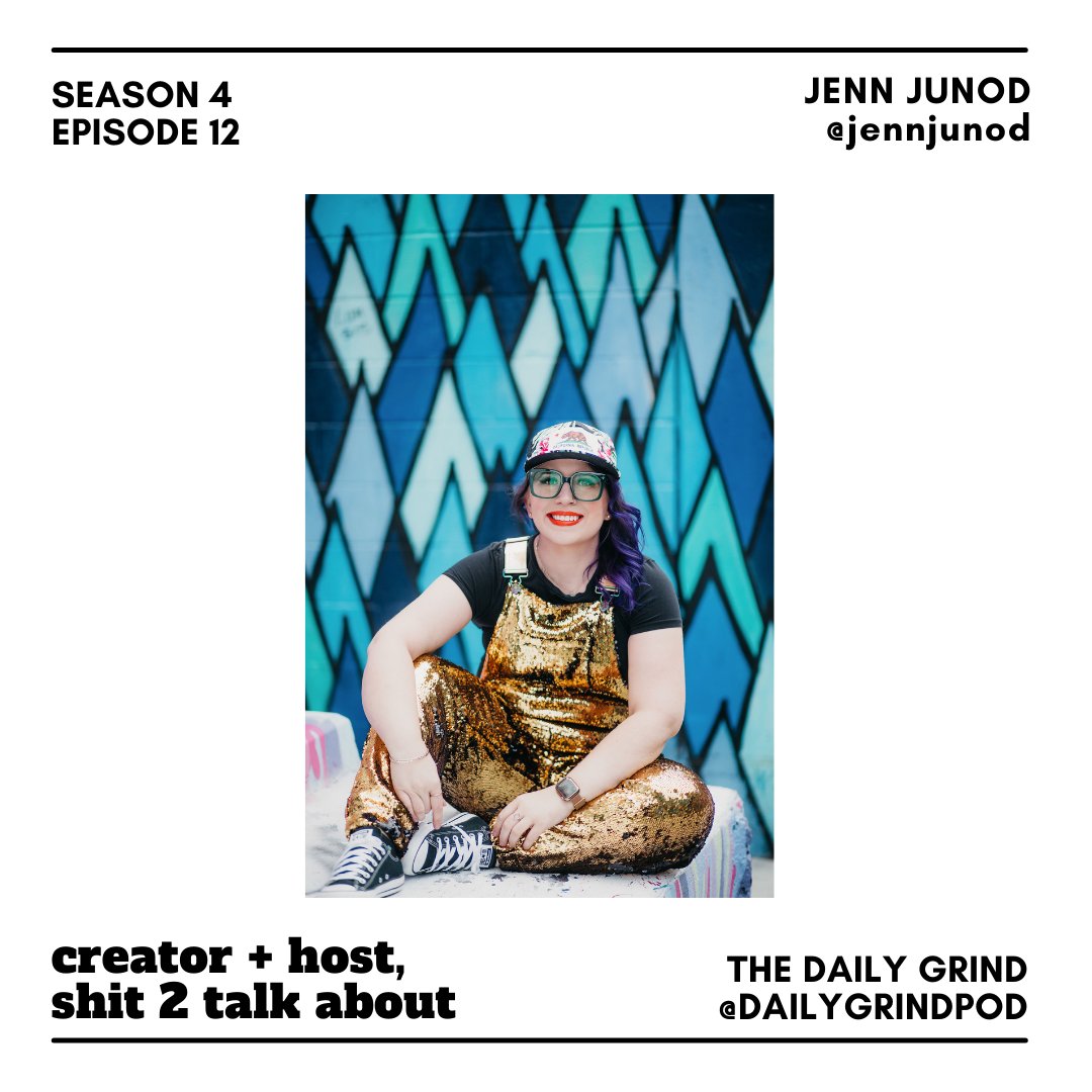 dailygrindpod's tweet photo. Hey #DailyGrinders!

We have another episode for you this week featuring @JennJunod!!

🔽 Jenn is a creator and the host of the @shit2talkabout Podcast! Give her a listen! 🔽

Spotify:https://t.co/i8kgxkwI8Y

Apple:https://t.co/f5RxkRKSX3 https://t.co/6h4GQgem70