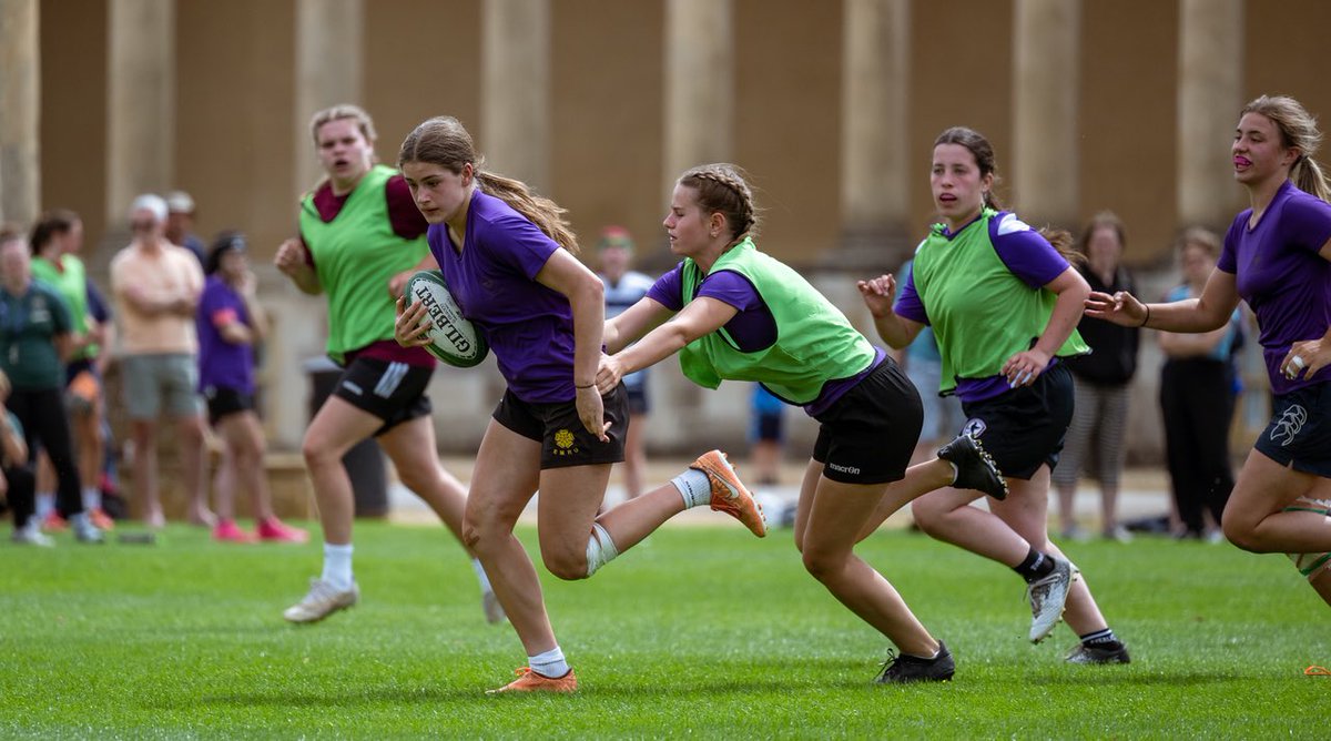 SaintsComm's tweet photo. Stowe 2022 Week 1 - Complete ✅

🏃‍♀️140 girls aged 10-12
🏃🏻150 boys aged 12-17
⚡️@LightningRugby squad visit
😇 @SaintsRugby player visit

Thank you to everyone for joining us!

Next stop… Legends Weekend with @DylanHartley @tomwood678 @Dicko9 https://t.co/vJ81YiIJb1