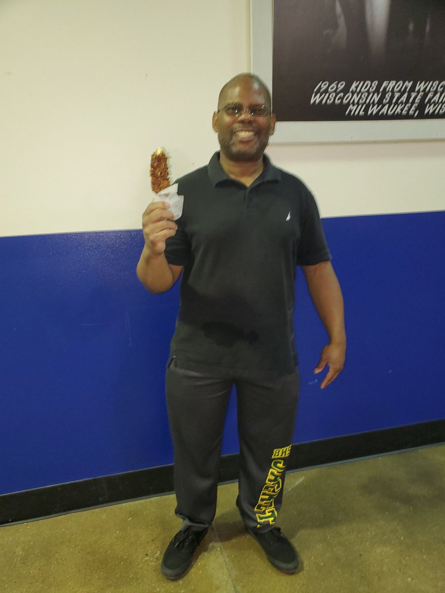 My Turtle on a stick at the Wisconsin State Fair today! It was delicious 😋