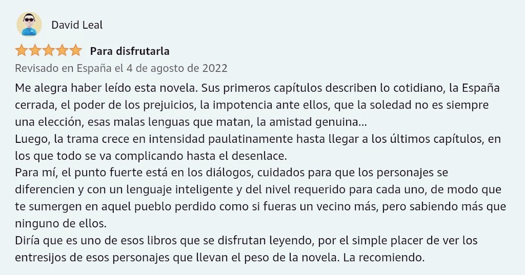 danihuertasg13's tweet photo. Reseñas que dejan el corazón calentito.
Descargar novela aquí: https://t.co/Q1WhykjjMU

#PremioAmazon2022 #Plas2022 #ThrillerRural. https://t.co/iBXFKsuuyx