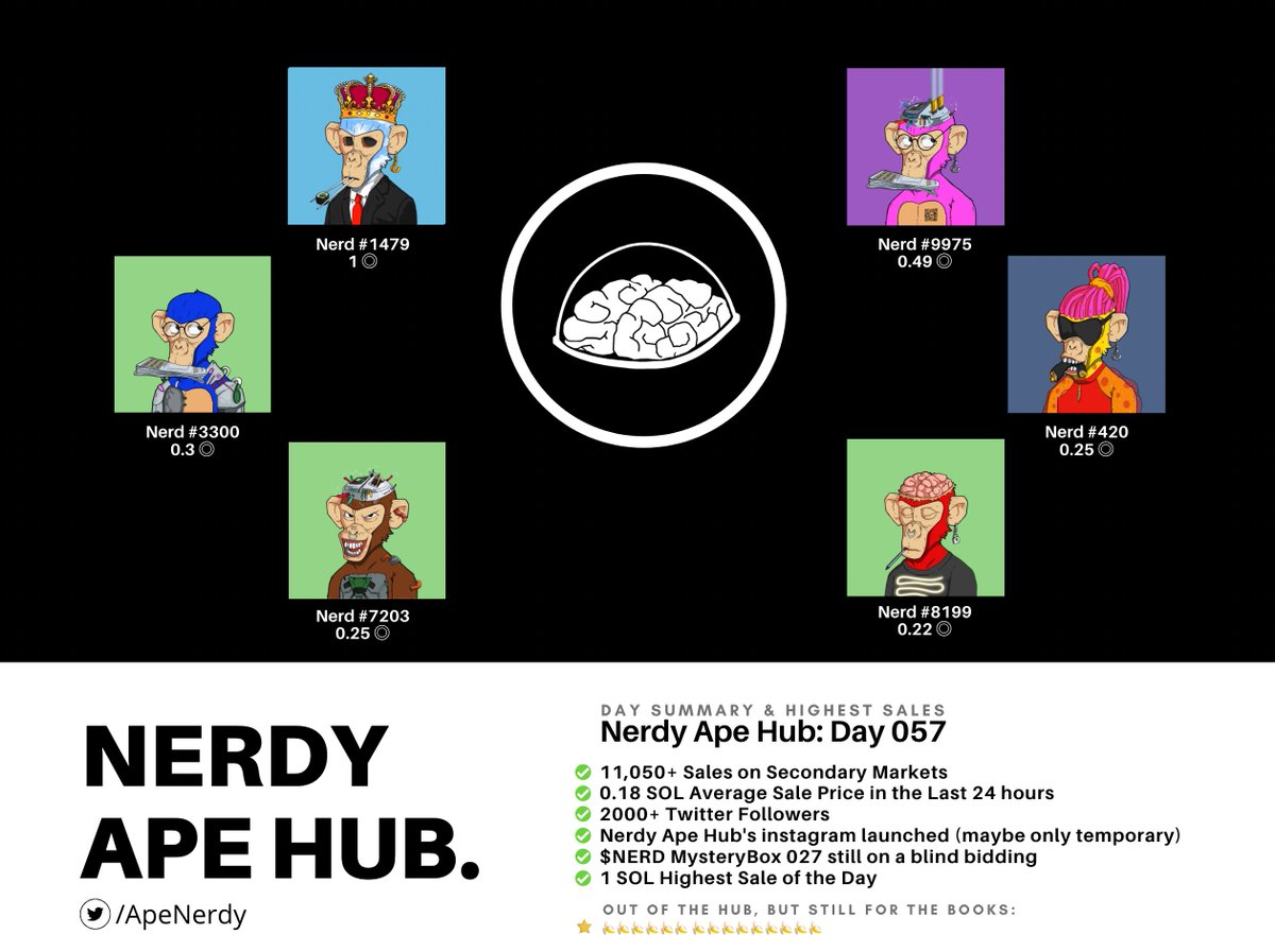 DAY LVII

#NerdyApeHub #NAH 🧠