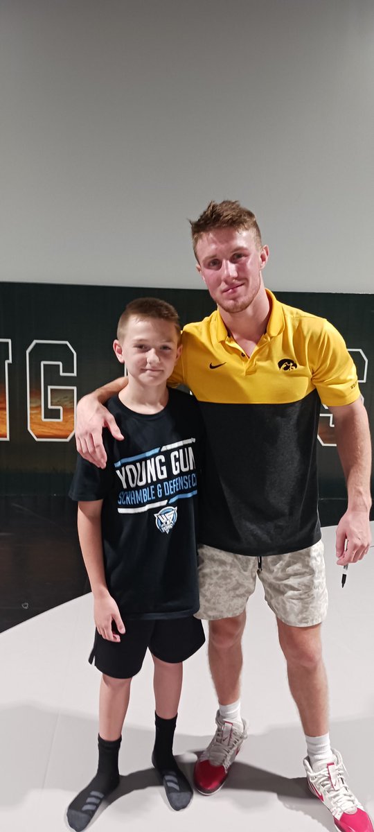 TyLydic's tweet photo. My man #LucaG spent some time with @mad_max814 today at @YoungGunsWC 

.. a little nervous to step on the mat with him before I head to Cali, he might break me.. https://t.co/LFwtrLiGVu