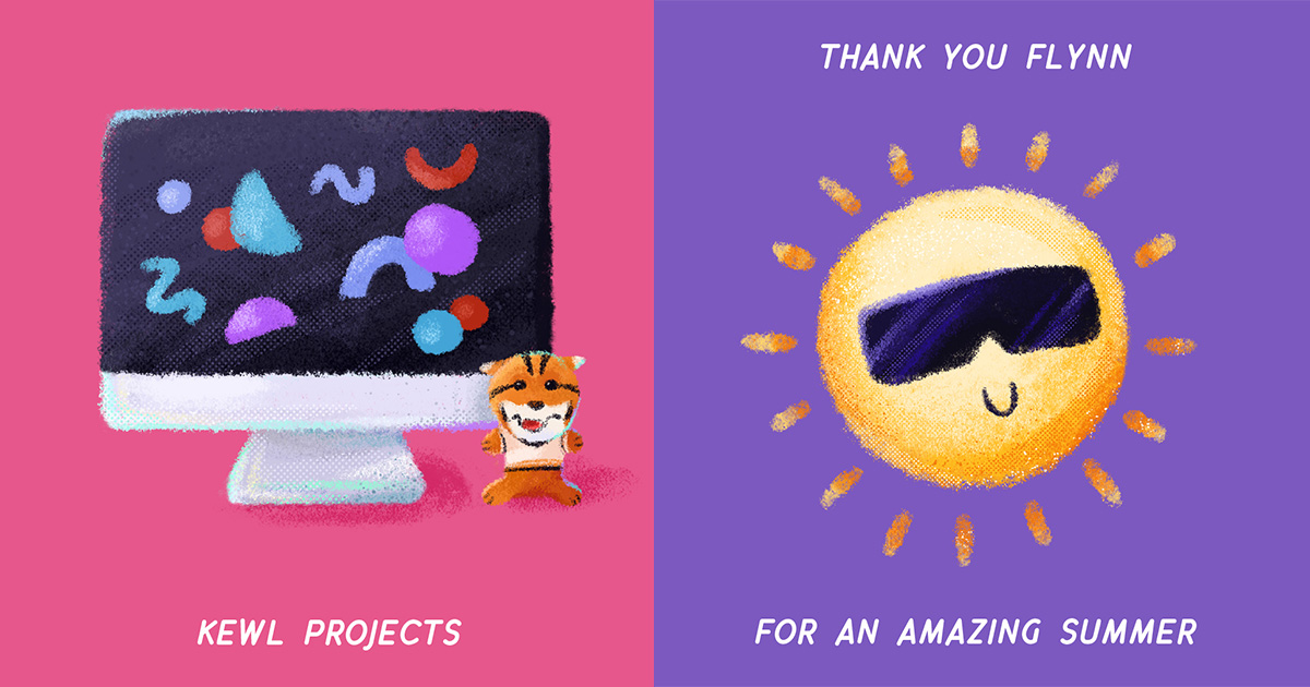 HelloFlynn's tweet photo. We’re sad to see our incredible creative intern Serina Lin leave to finish up at @RITtigers. But she left us this delightful parting gift to help soften the blow.
// #HelloFlynn #ROC #CreativeIntern #Intern https://t.co/jAXNlawh35