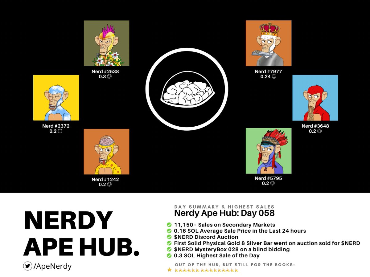 DAY LVIII

#NerdyApeHub #NAH 🧠