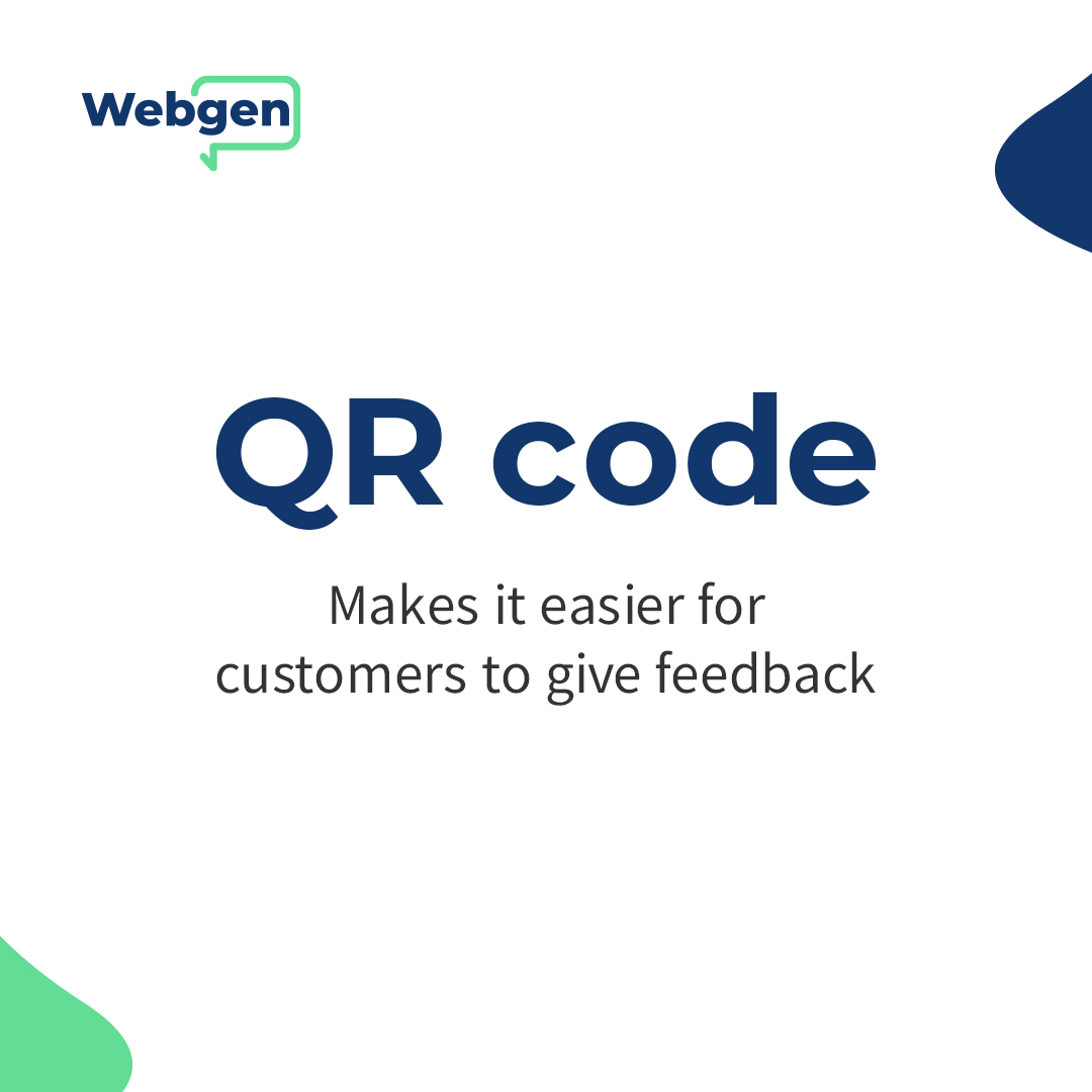 Webgen_'s tweet image. Take feedback from your customer via QR code anywhere and any time. 

#Webgen #SaaS #CustomerFeedback #Feedbackmanagement #customerreviews #feedback #software #QRcode
